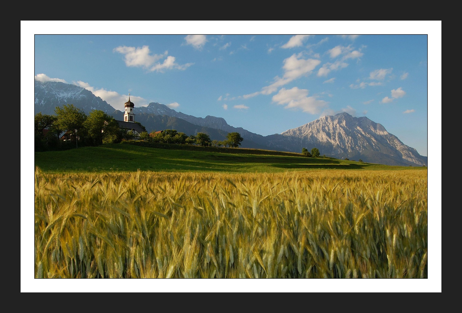 Abendstimmung am Mieminger Plateau