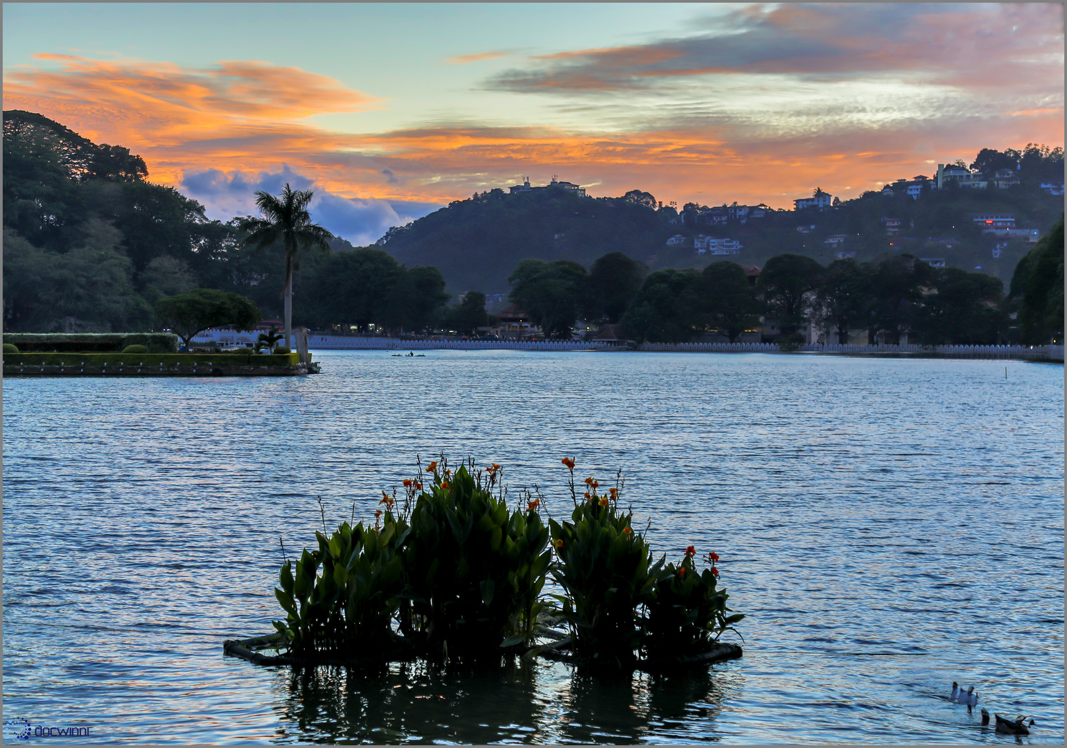 Abendstimmung am milk lake