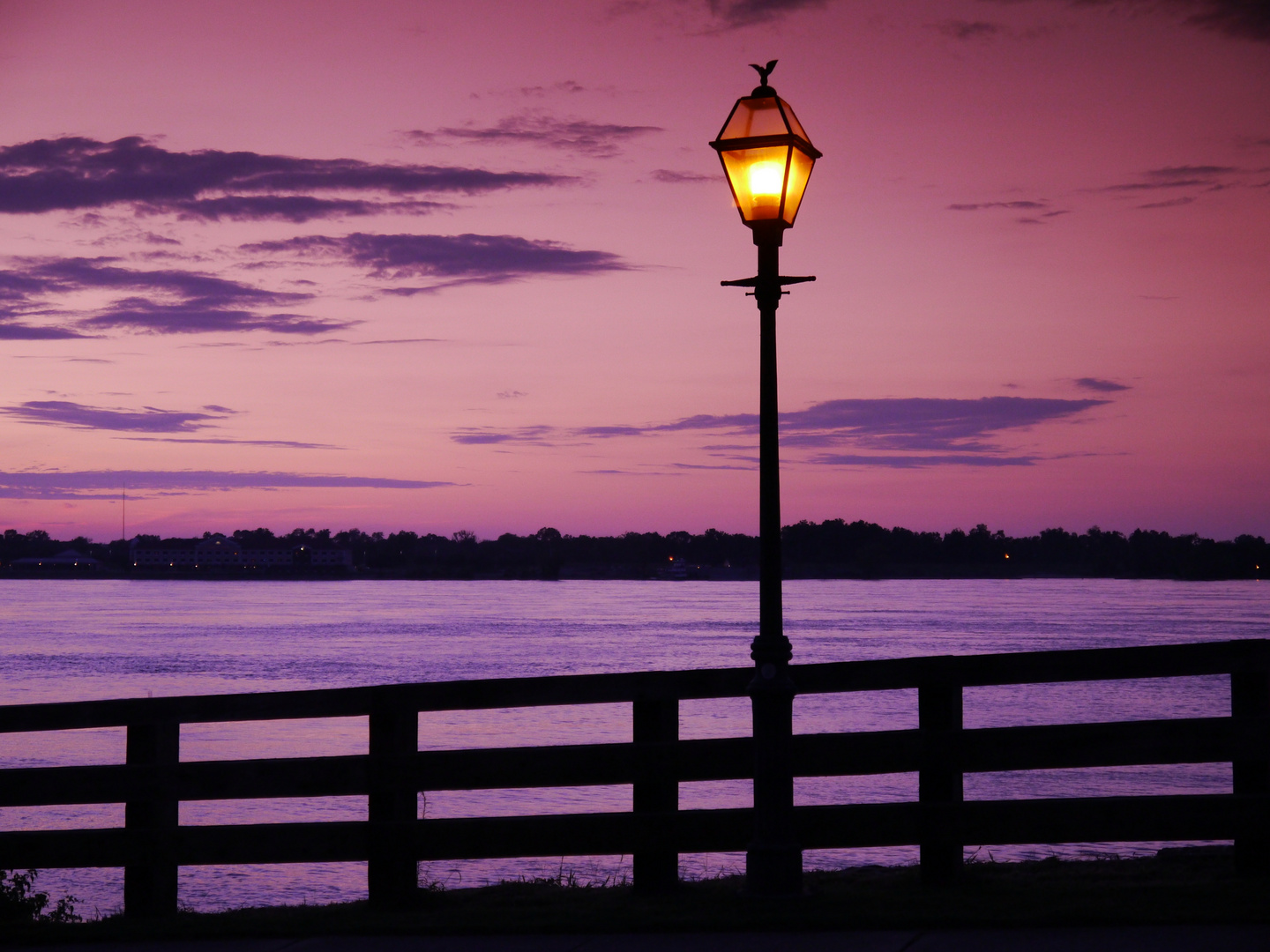 Abendstimmung am Mississippi