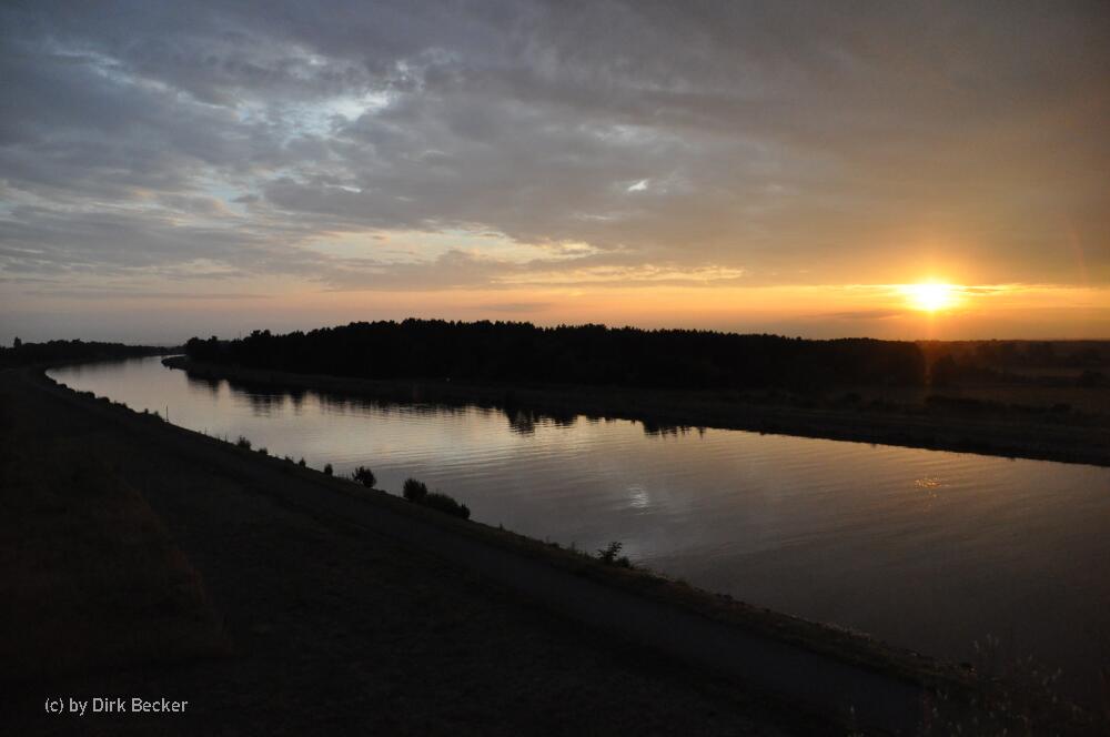 Abendstimmung am Mittellandkanal