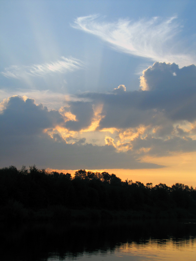 Abendstimmung am Mittellandkanal