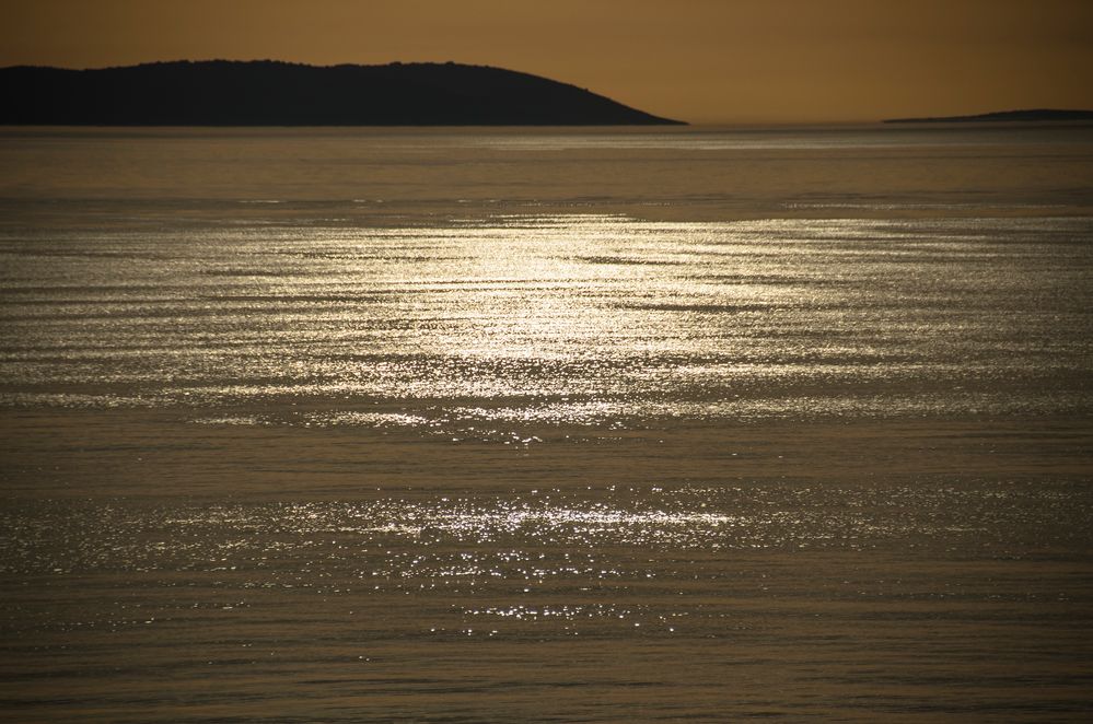 Abendstimmung am Mittelmeer.