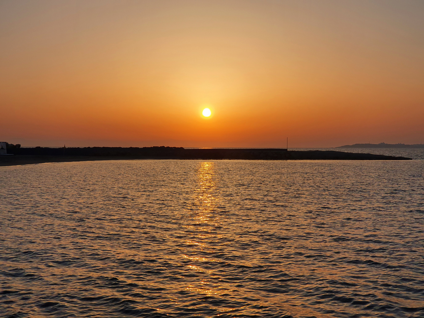 Abendstimmung am Mittelmeer...