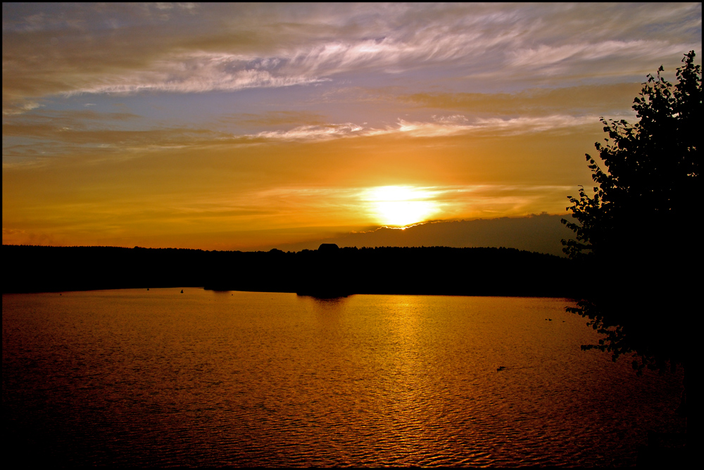 Abendstimmung am Möhnesee.