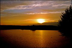 Abendstimmung am Möhnesee.