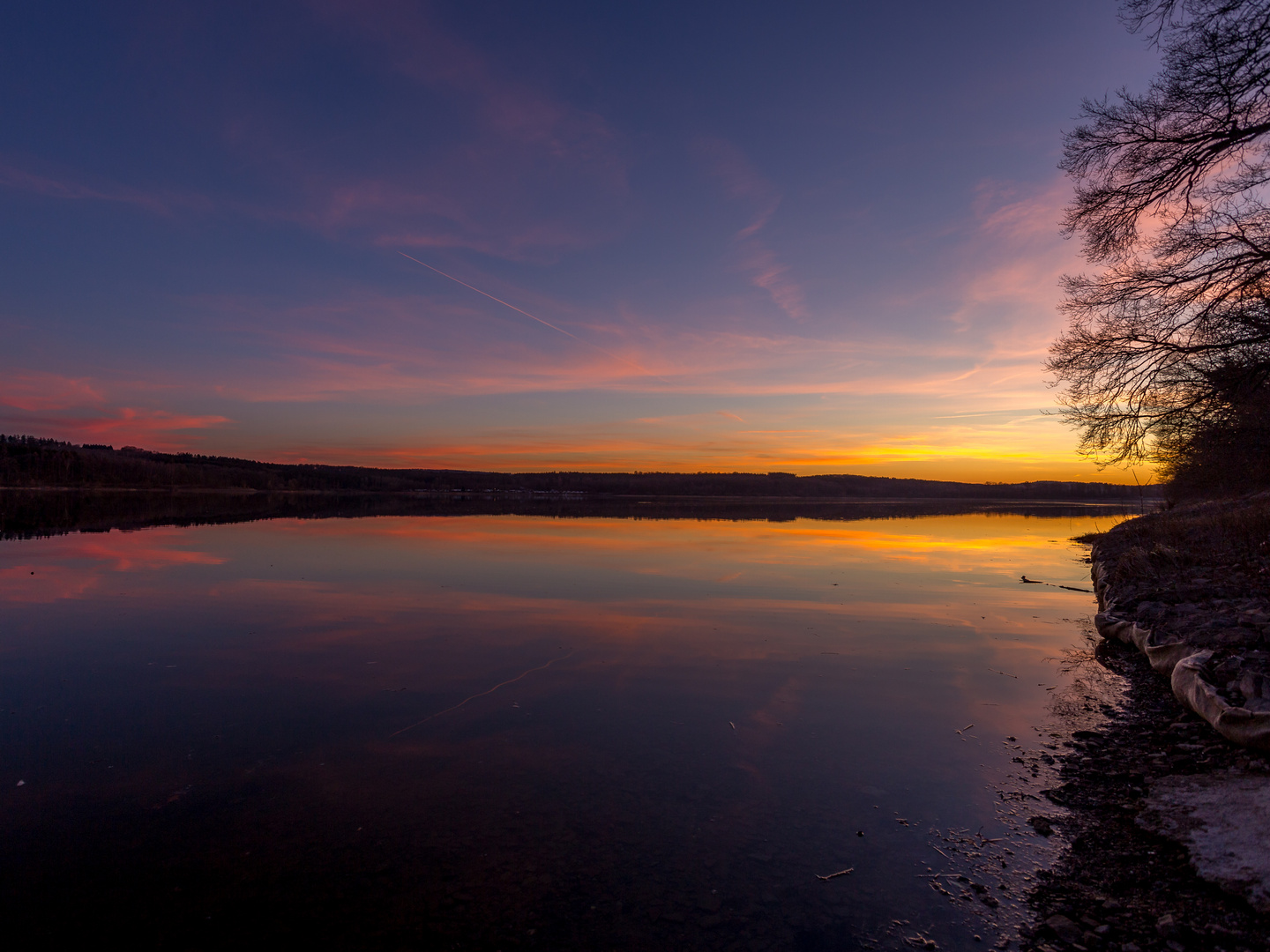 ...Abendstimmung am Möhnesee...