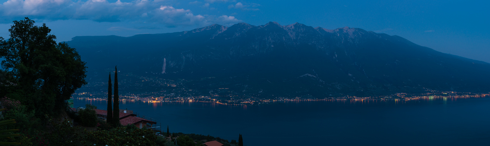 Abendstimmung am Monte Baldo ( Gardasee )