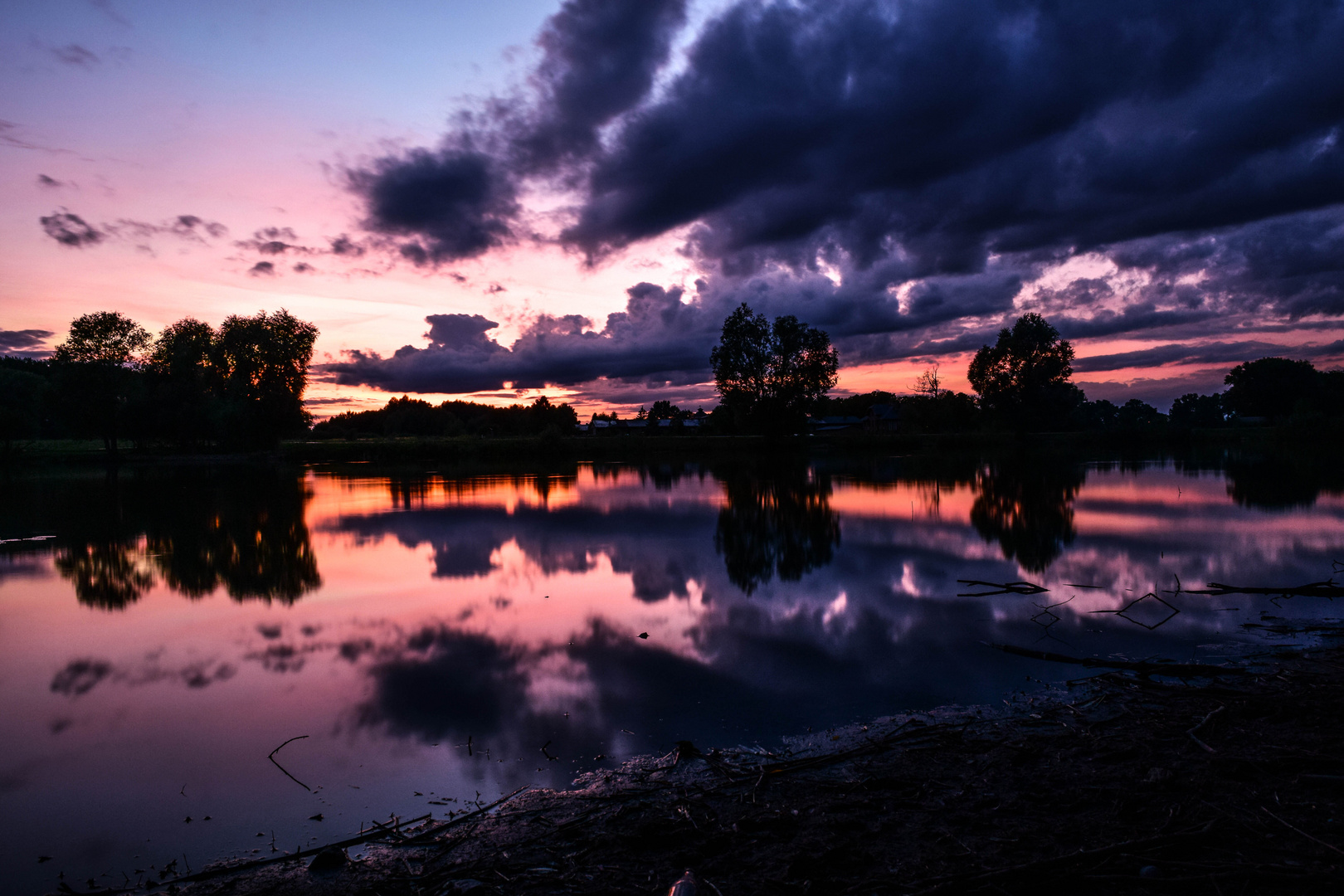 Abendstimmung am Mühlensee