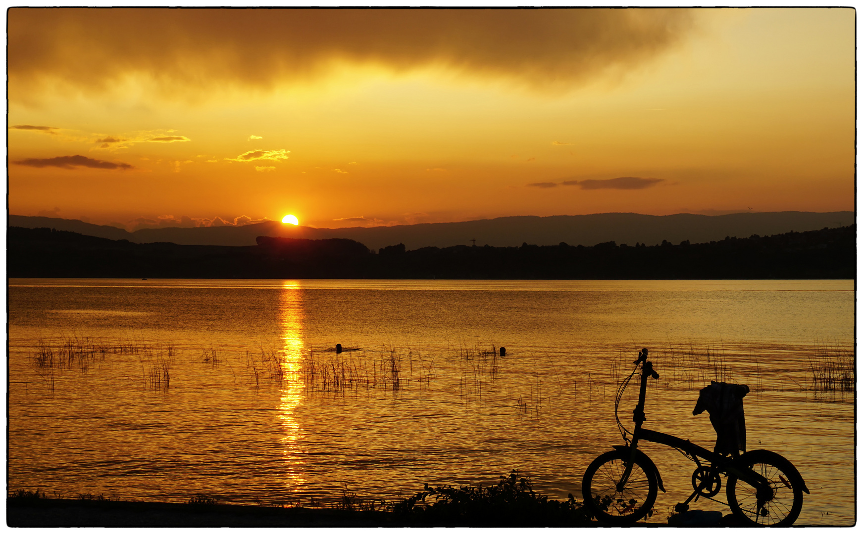 Abendstimmung am Murtensee 