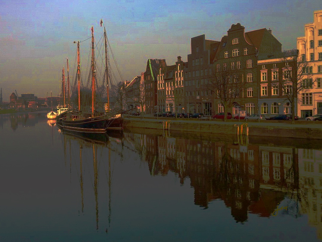 Abendstimmung am Museumshafen