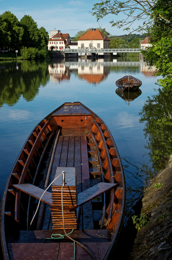 Abendstimmung am Neckar