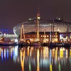 Abendstimmung am Neuen Hafen