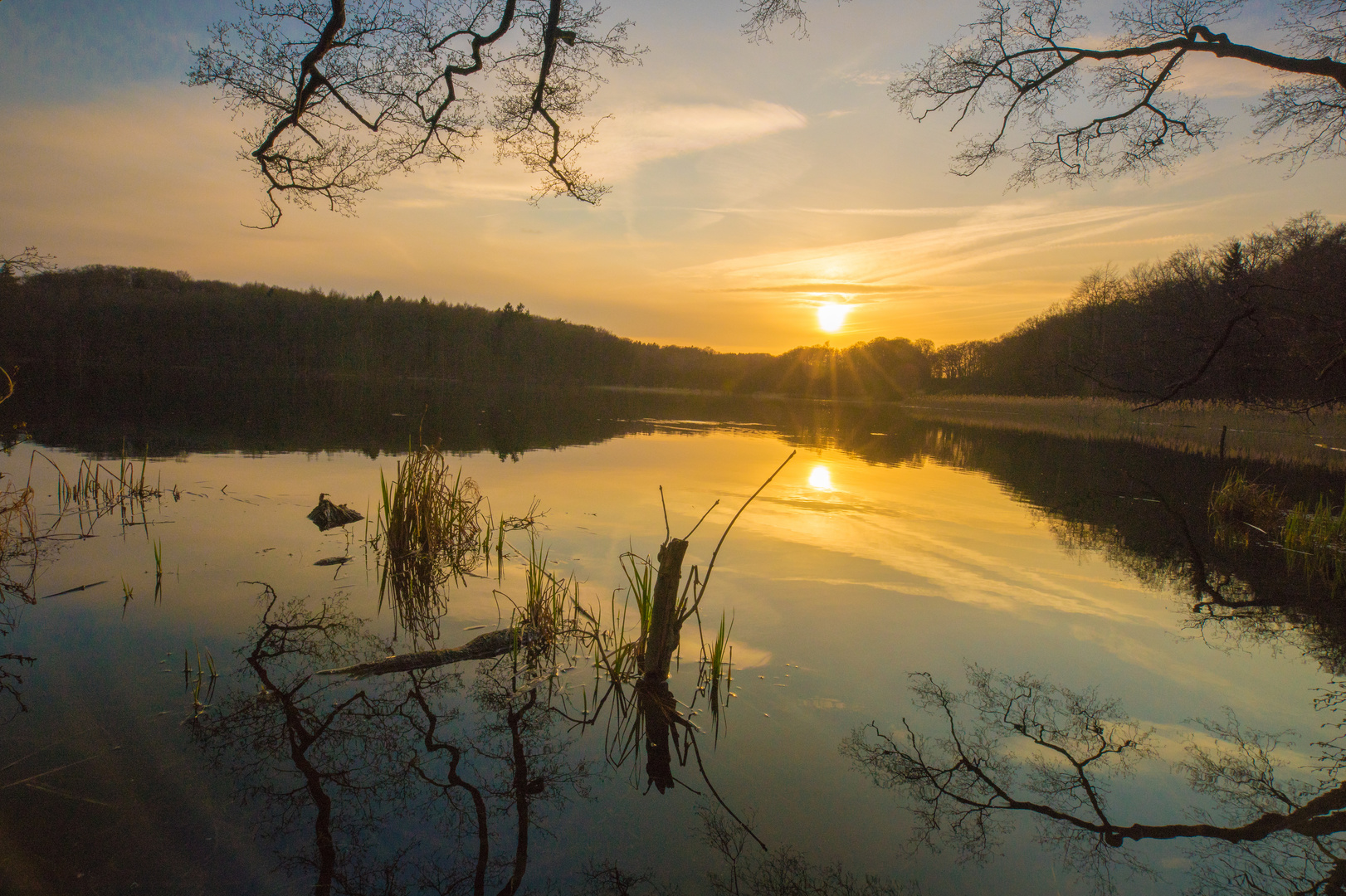 Abendstimmung am Neumühler See 