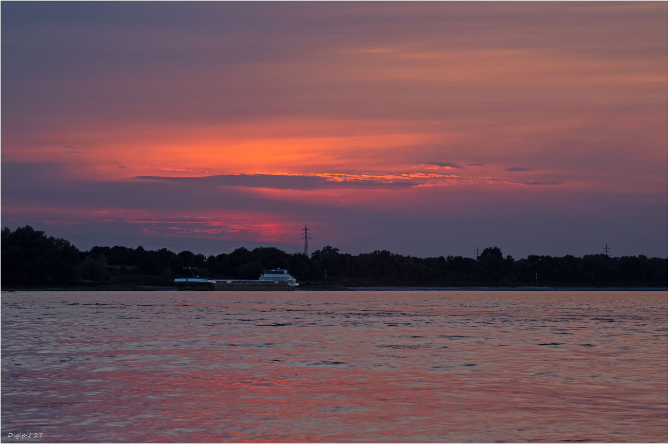 Abendstimmung am Niederrhein 2022 - Nr 01