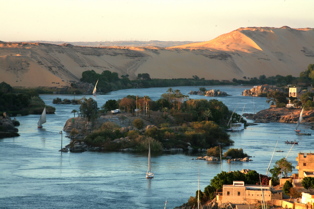 Abendstimmung am Nil Foto & Bild | africa, egypt, north africa Bilder