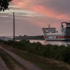 Abendstimmung am Nord-Ostsee-Kanal