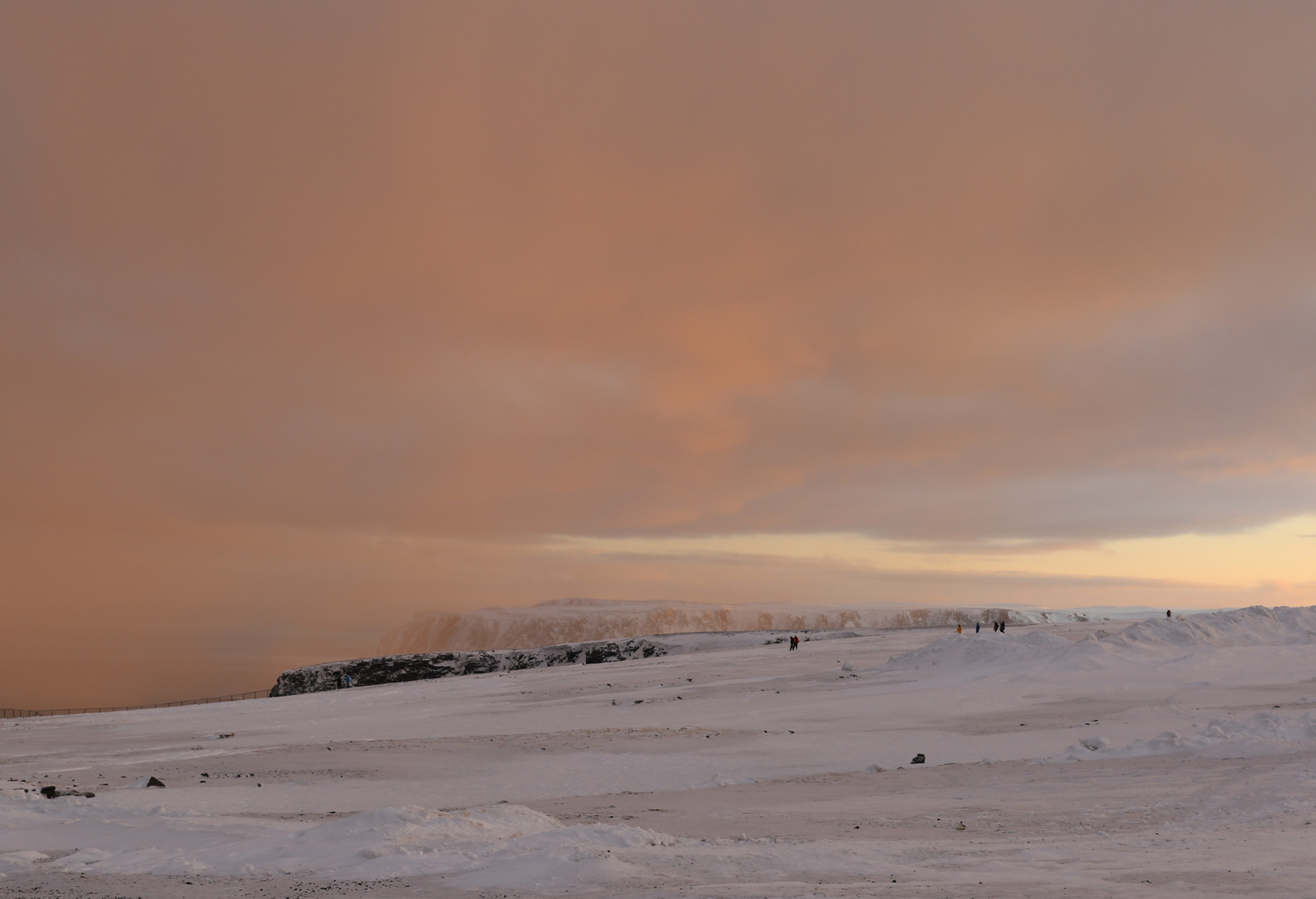 Abendstimmung am Nordkap ...