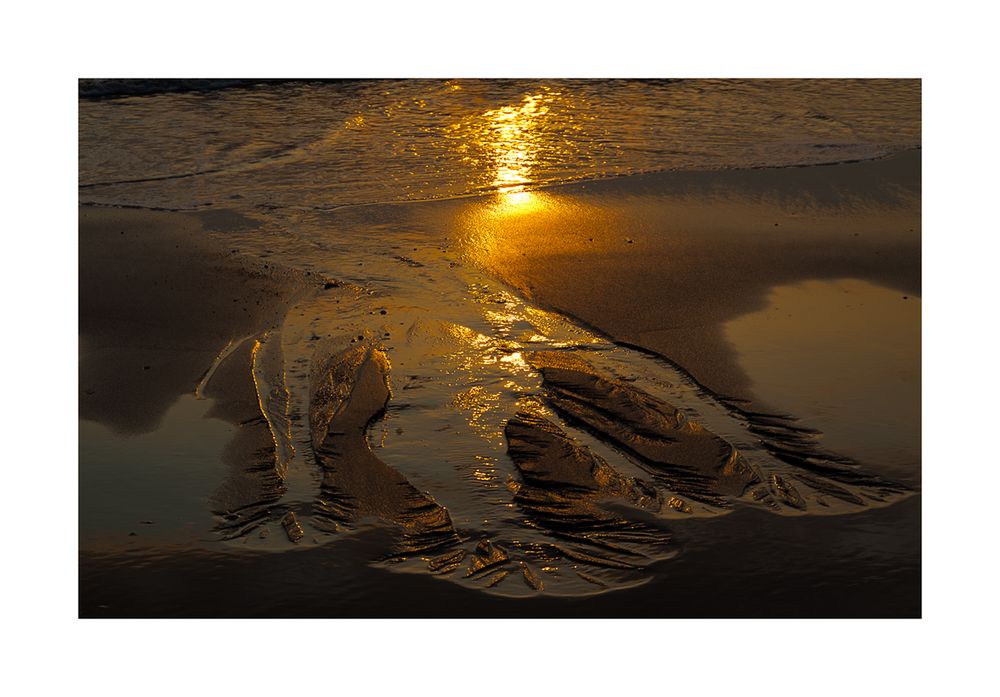 Abendstimmung am Nordseestrand auf Sylt