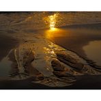 Abendstimmung am Nordseestrand auf Sylt