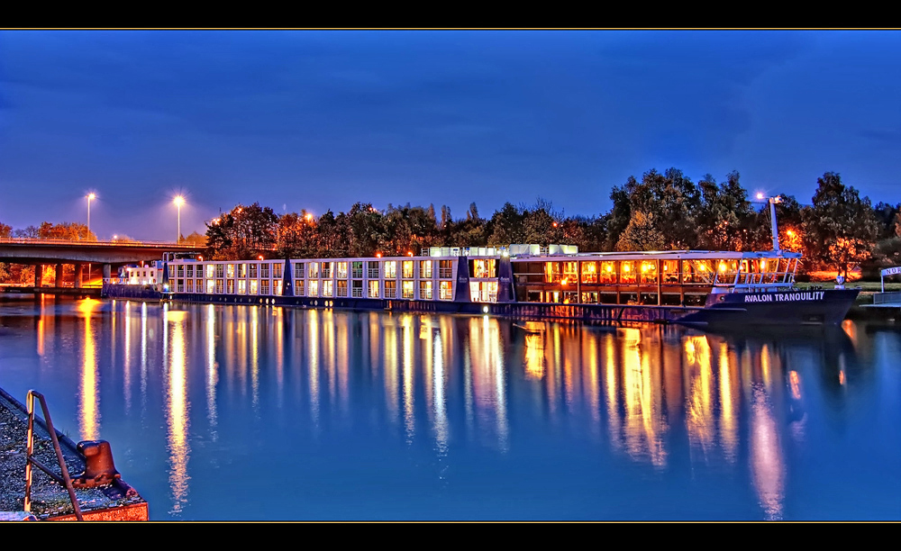 Abendstimmung am Nürnberger Hafen