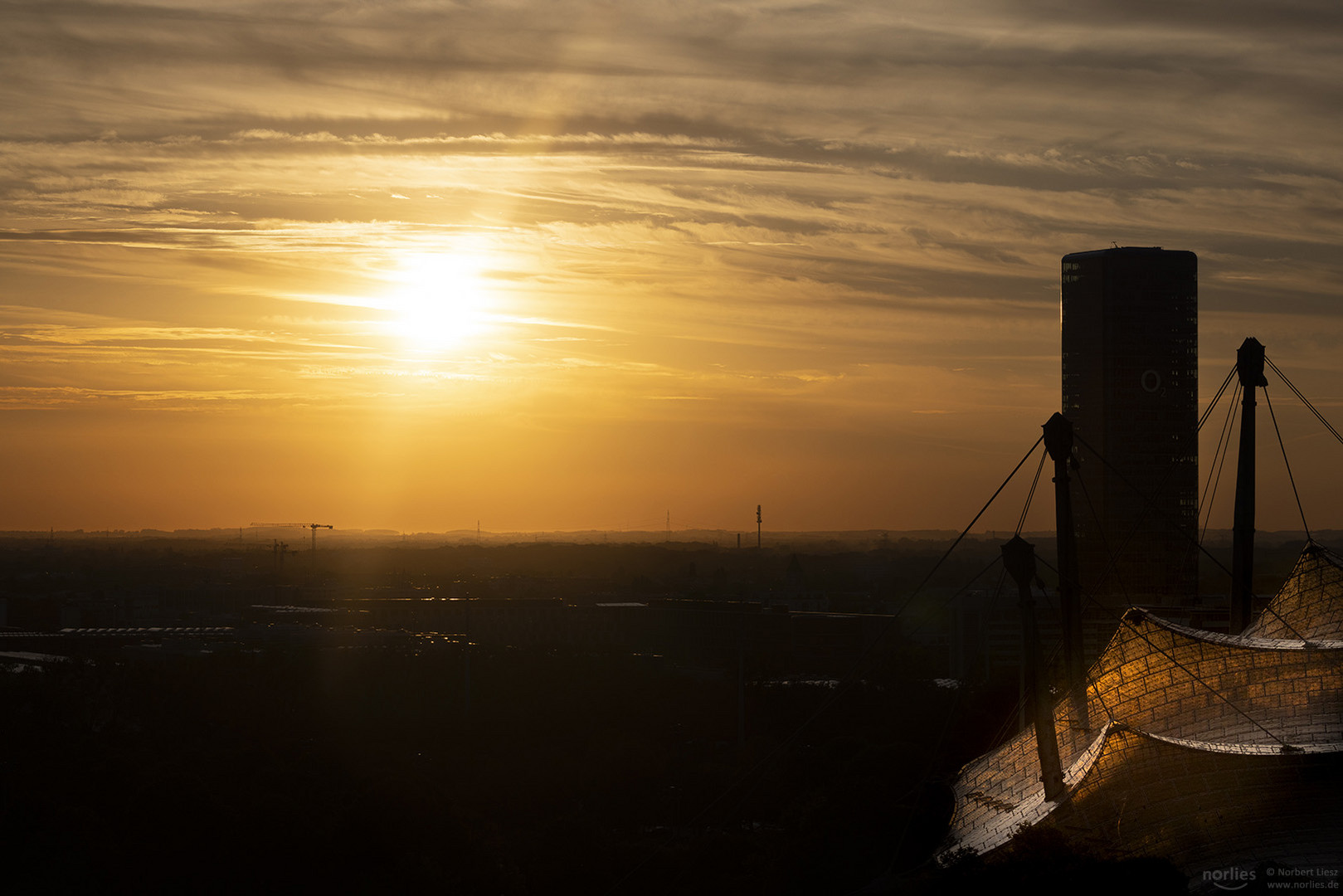 Abendstimmung am O2 Tower