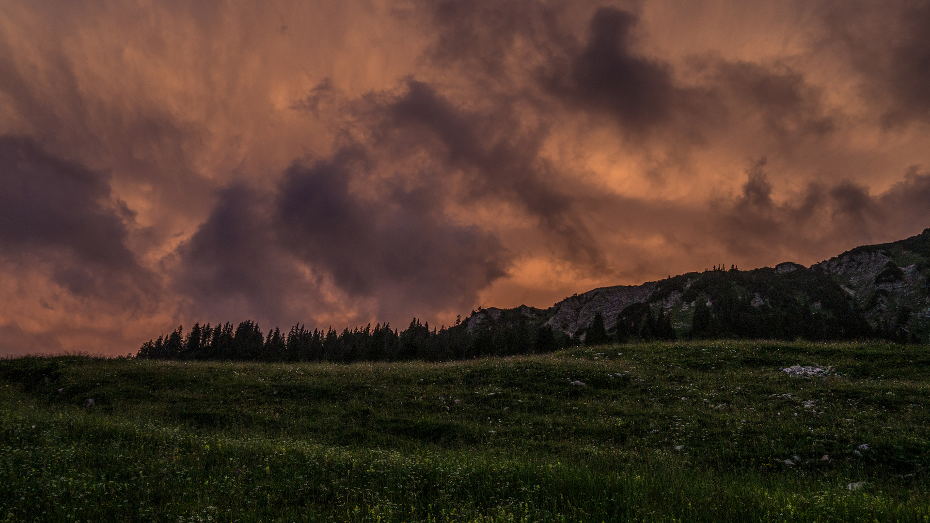 Abendstimmung am Oberjoch