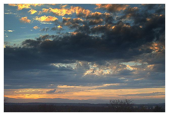 Abendstimmung am Oberrhein.