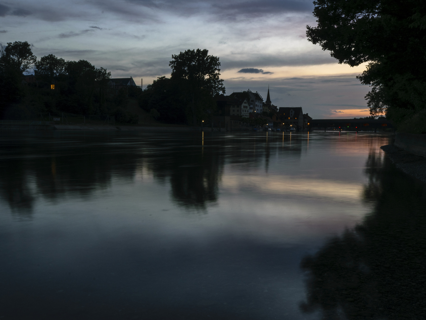 Abendstimmung am Oberrhein