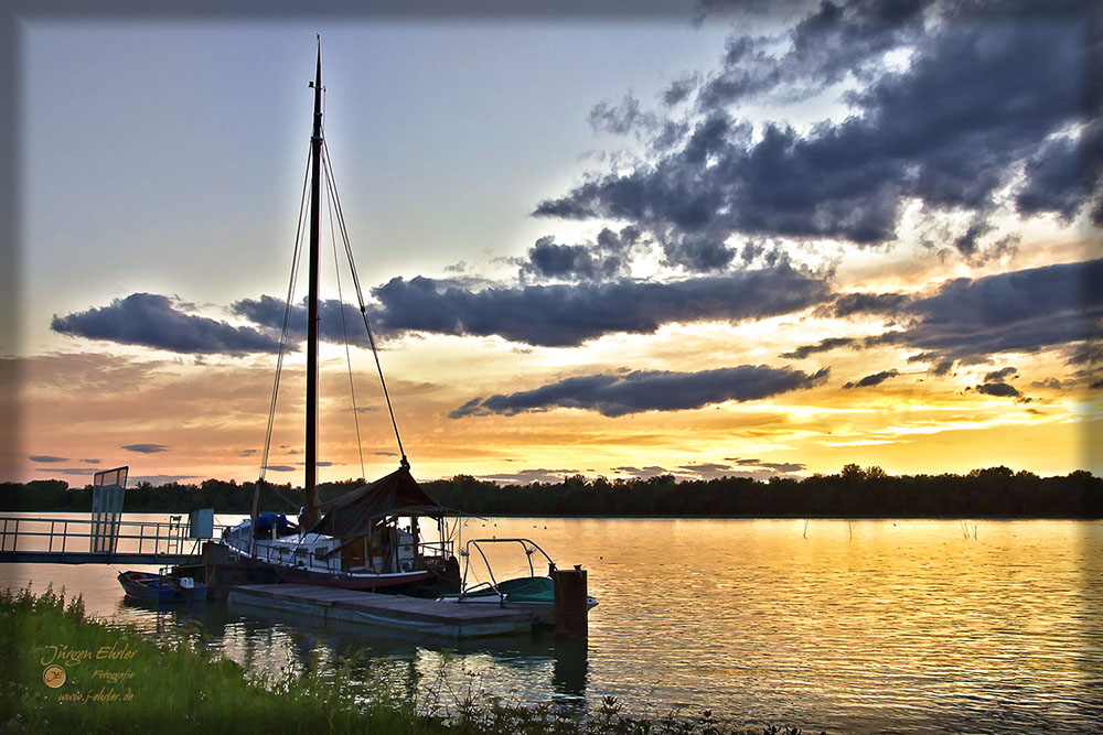 Abendstimmung am Oberrhein