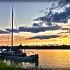 Abendstimmung am Oberrhein