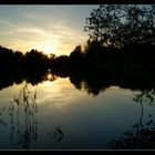 Abendstimmung am Ohresee in Brome