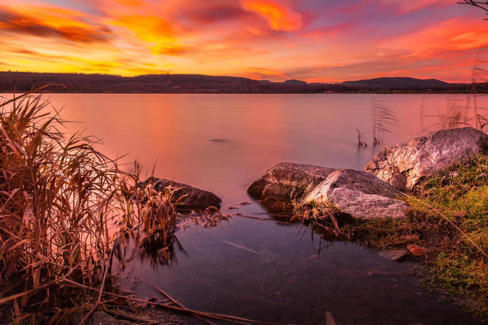 Abendstimmung am Olbersdorfer See