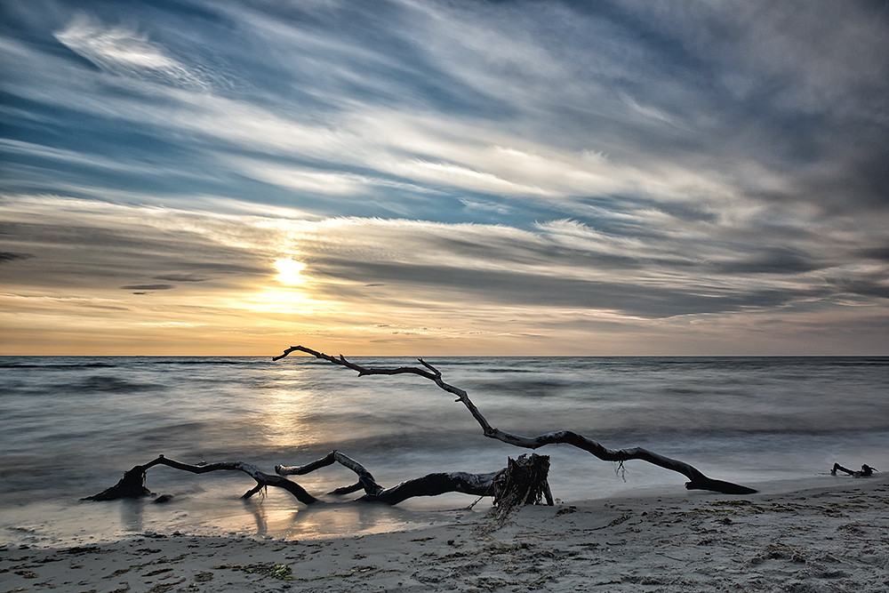 Abendstimmung am Ostseestrand