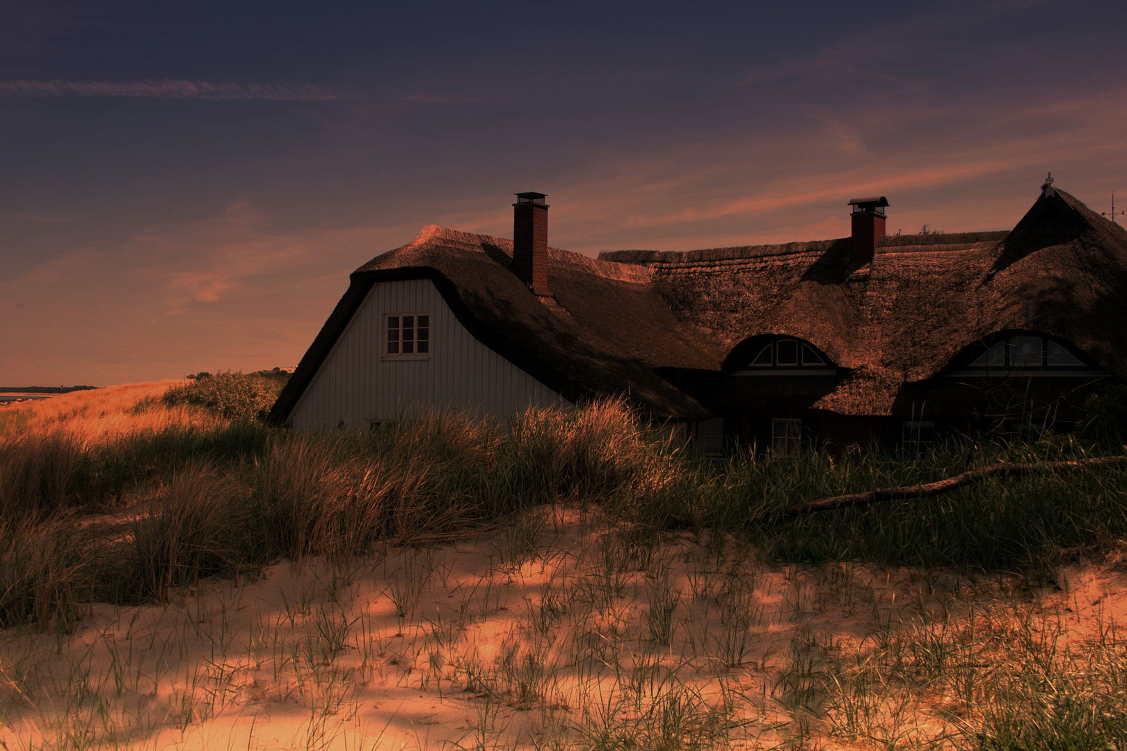 Abendstimmung am Ostseestrand von Ahrenshoop