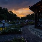 Abendstimmung am Pavillon