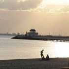 Abendstimmung am Peer / Melbourne