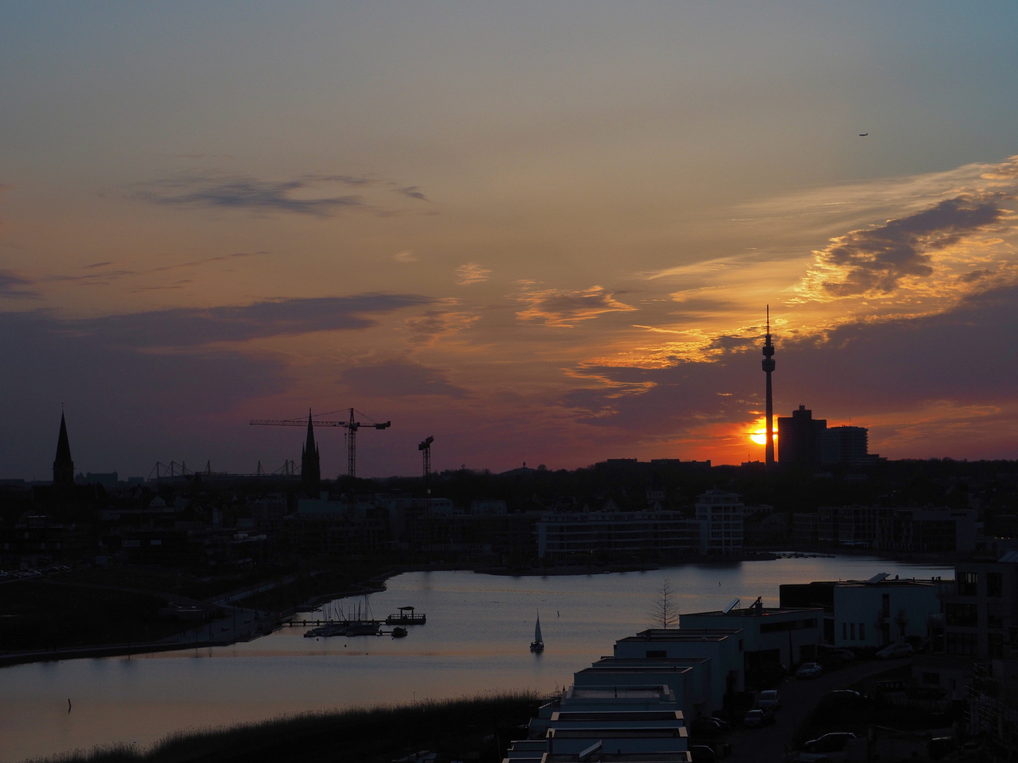 Abendstimmung am Phoenixsee   (2)