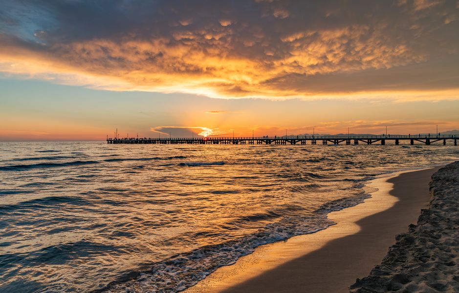 Abendstimmung am Pier