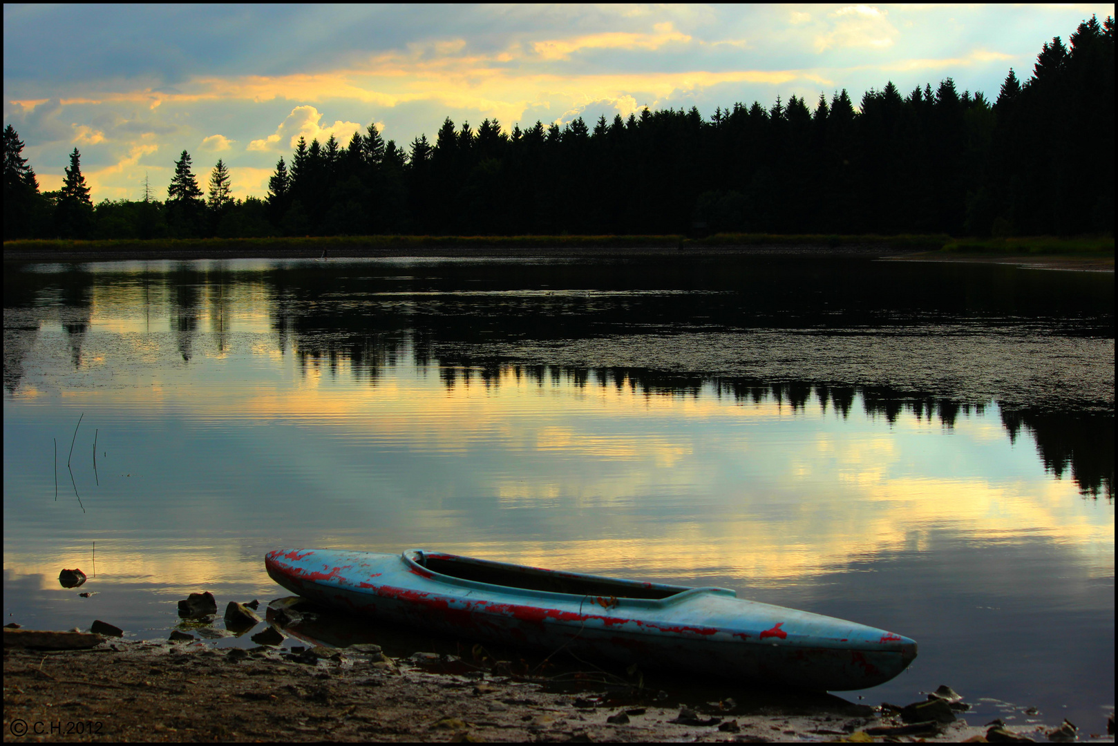 Abendstimmung am Pixhaier Teich