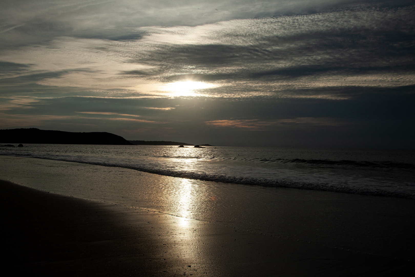 Abendstimmung am Pléhérel Plage