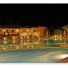 Abendstimmung am Pool Lagomandra Beach Hotel GR