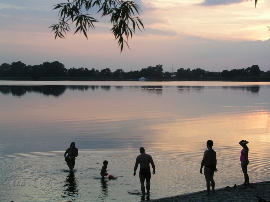 Abendstimmung am Pritzerber See