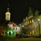 Abendstimmung am Rathaus Gera 