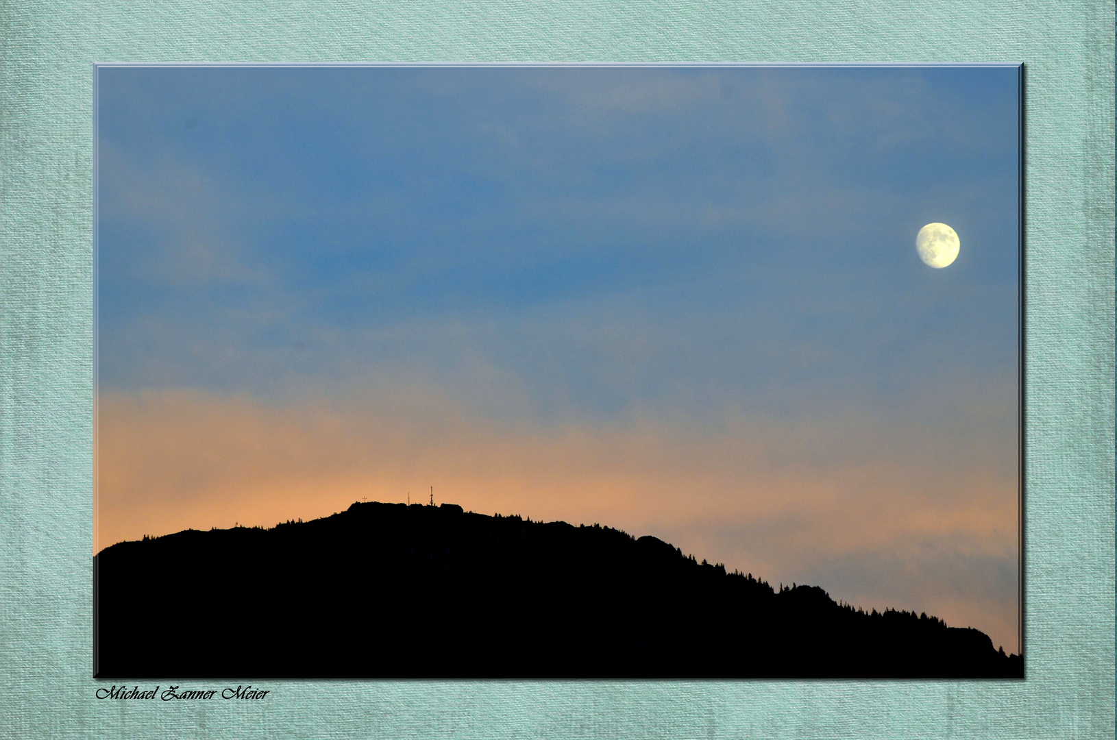 Abendstimmung am Rauschberg in Ruhpolding