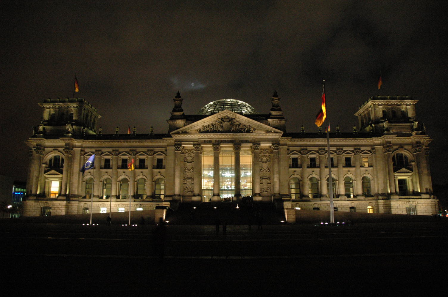 Abendstimmung am Reichstag