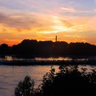 Abendstimmung am Rhein