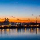 Abendstimmung am Rhein