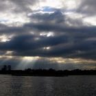 Abendstimmung am Rhein