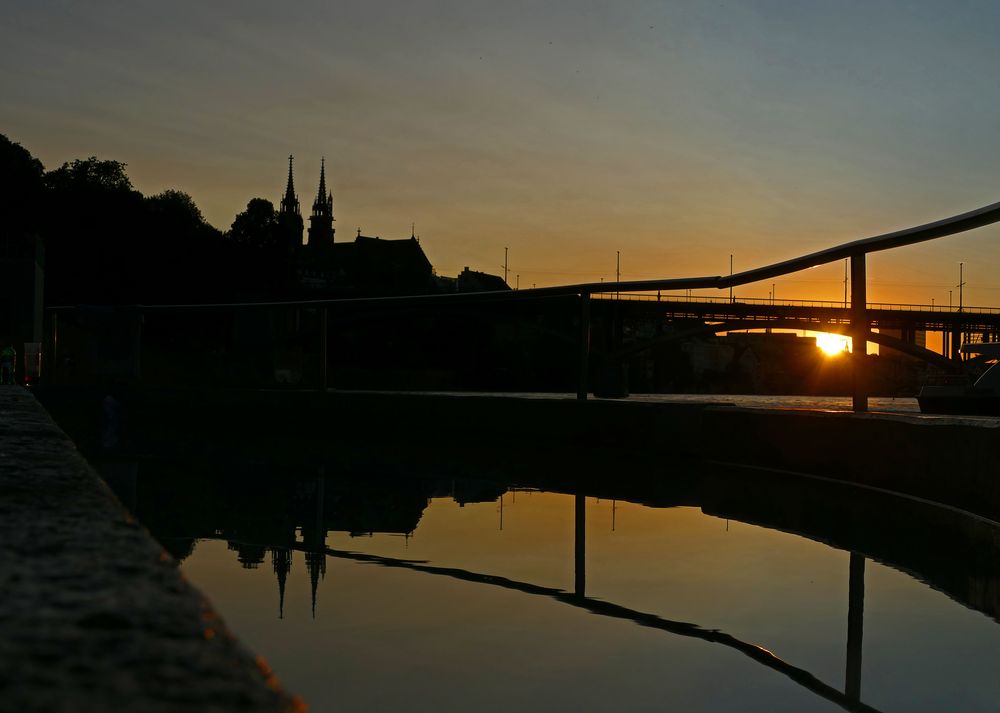 Abendstimmung am Rhein 3