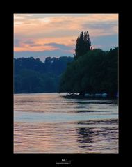 Abendstimmung am Rhein